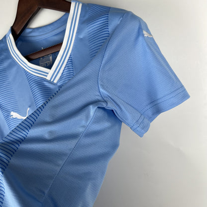 Camisa Manchester City I 23/24 Feminina (Sob encomenda)