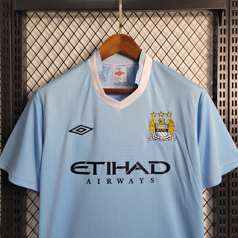 Camisa Manchester City I 11/12 Retrô (Sob encomenda)