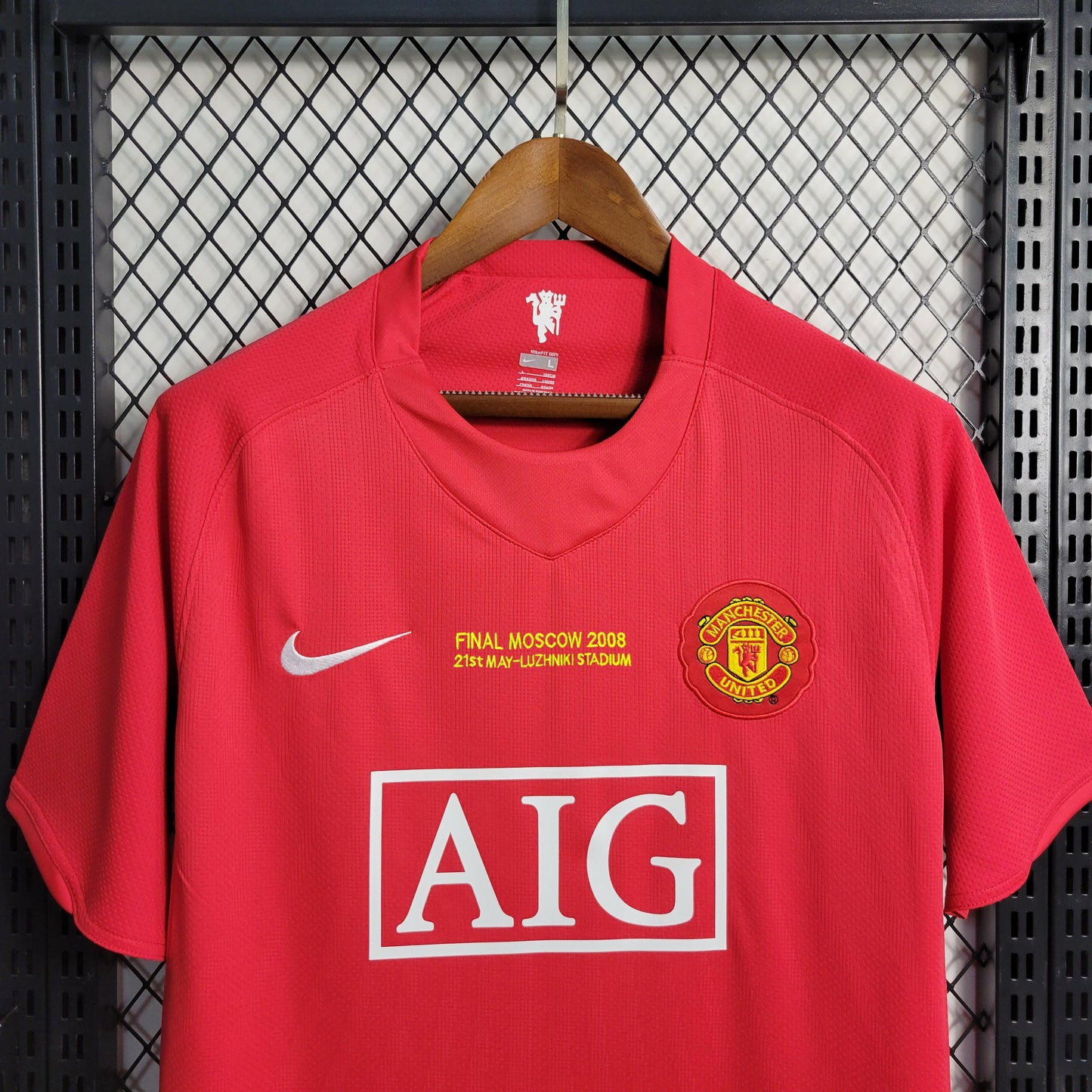 Camisa Manchester United 'Champions League' I 07/08 Retrô (Sob encomenda)