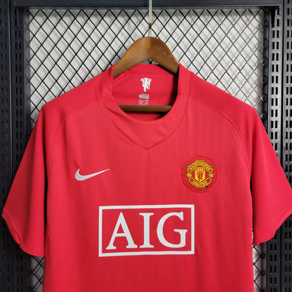 Camisa Manchester United I 07/08 Retrô (Sob encomenda)