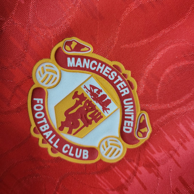 Camisa Manchester United I 90/92 Retrô (Sob encomenda)