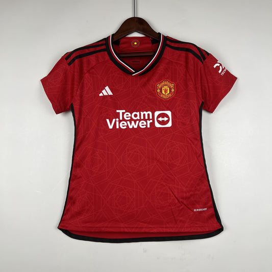 Camisa Manchester United I 23/24 Feminina (Sob encomenda)