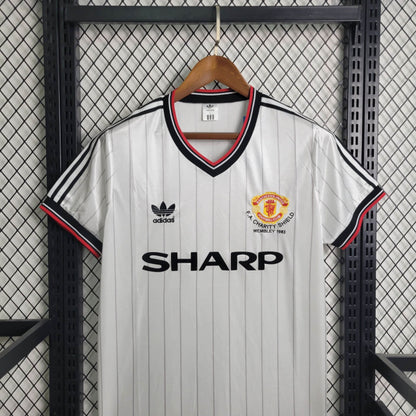 Camisa Manchester United II 'Final FA Cup' 82/83 Retrô (Sob encomenda)