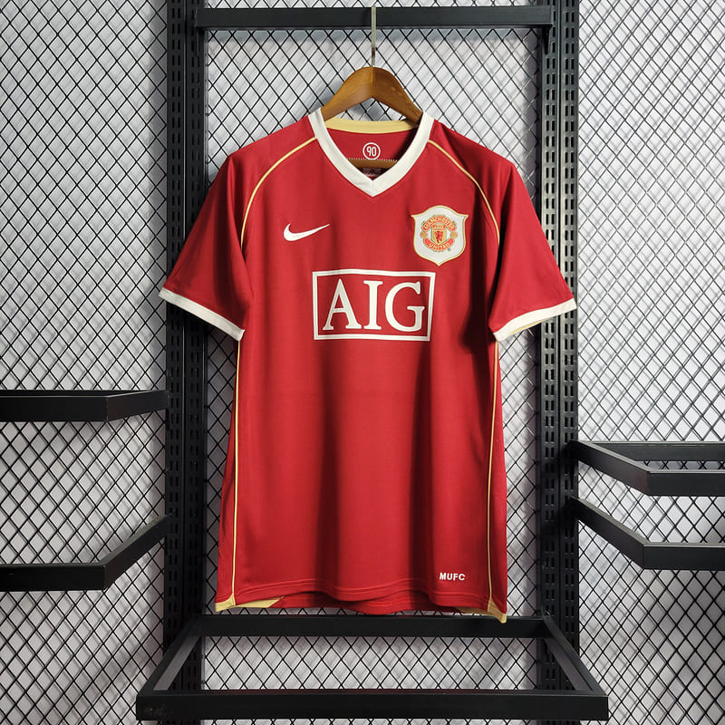 Camisa Manchester United I 06/07 Retrô (Sob encomenda)