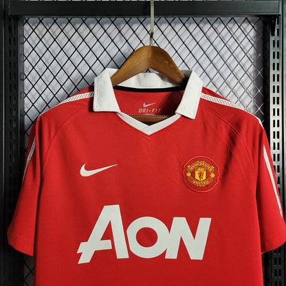 Camisa Manchester United I 10/11 Retrô (Sob encomenda)