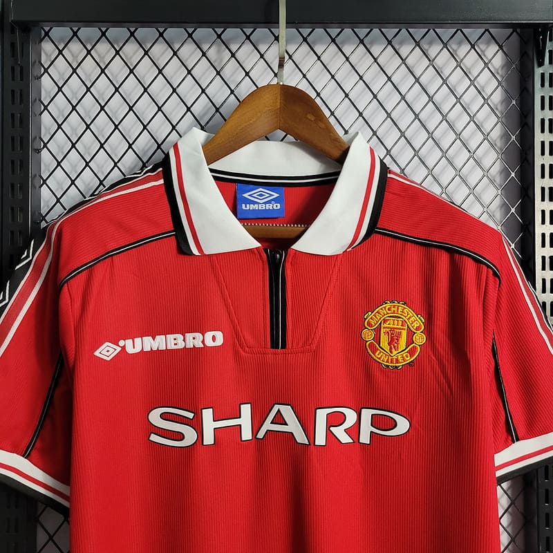 Camisa Manchester United I 98/99 Retrô (Sob encomenda)