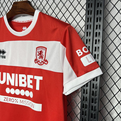 Camisa Middlesbrough I 24/25 Torcedor (Sob encomenda)