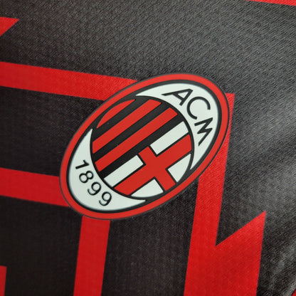 Camisa Milan Pré-Jogo 23/24 Torcedor (Sob encomenda)