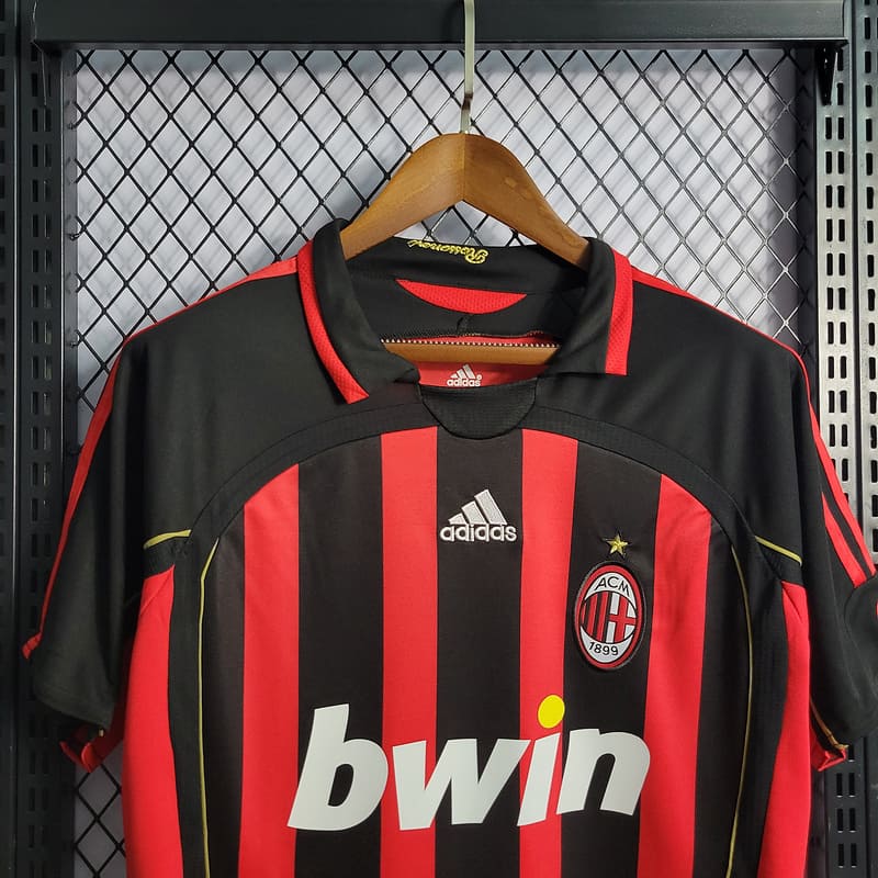 Camisa Milan I 06/07 Retrô (Sob encomenda)