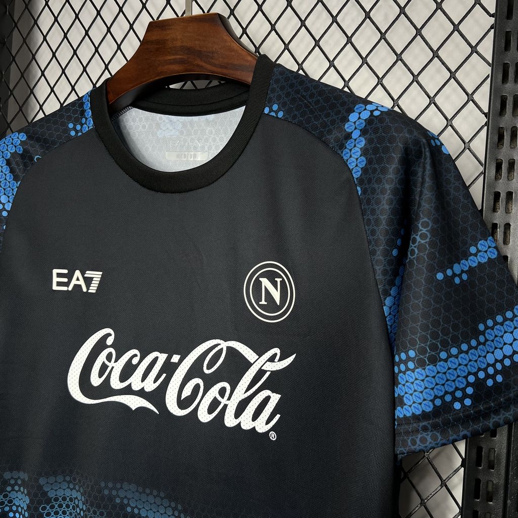 Camisa Napoli Pré-Jogo 24/25 Torcedor (Sob encomenda)