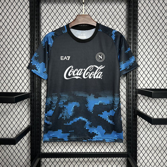 Camisa Napoli Pré-Jogo 24/25 Torcedor (Sob encomenda)