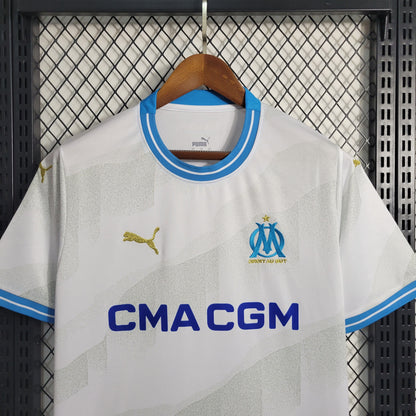 Camisa Olympique de Marseille I 23/24 Torcedor (Sob encomenda)