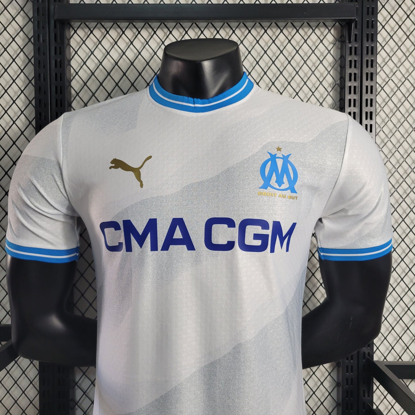 Camisa Olympique de Marseille I 23/24 Jogador (Sob encomenda)