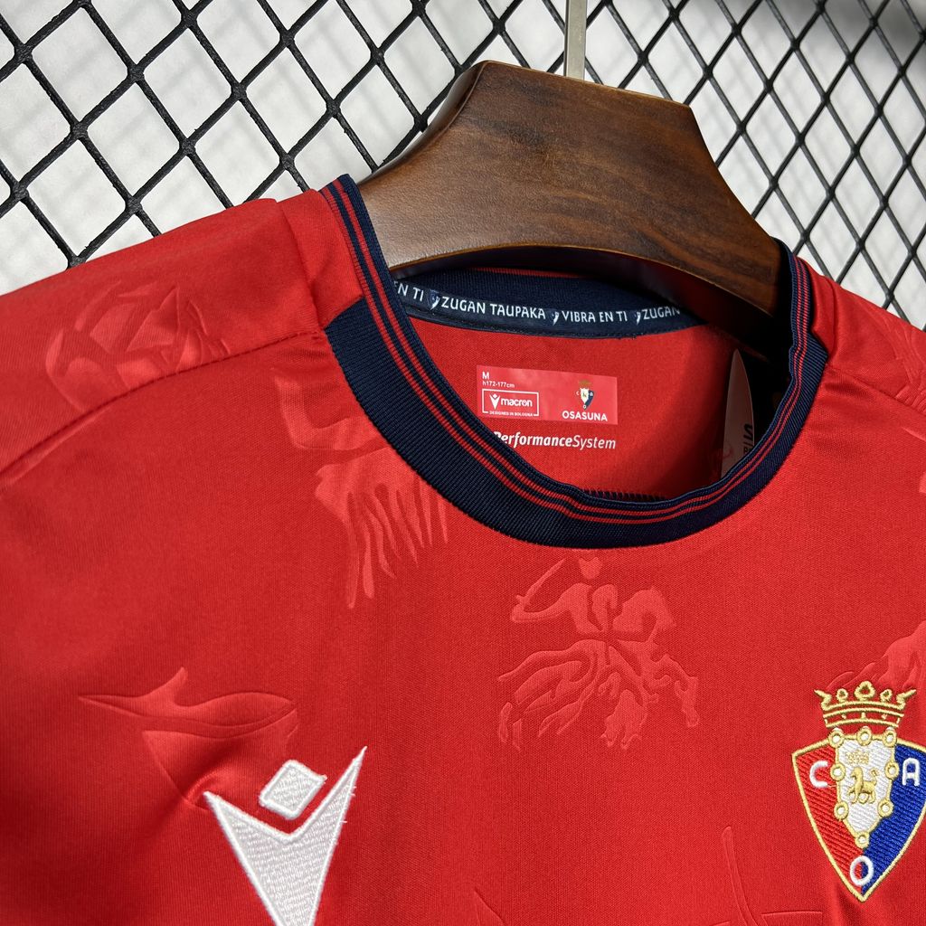 Camisa Osasuna I 24/25 Torcedor (Sob encomenda)