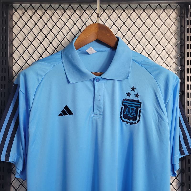 Camisa Polo Argentina 2022 Torcedor (Sob encomenda)