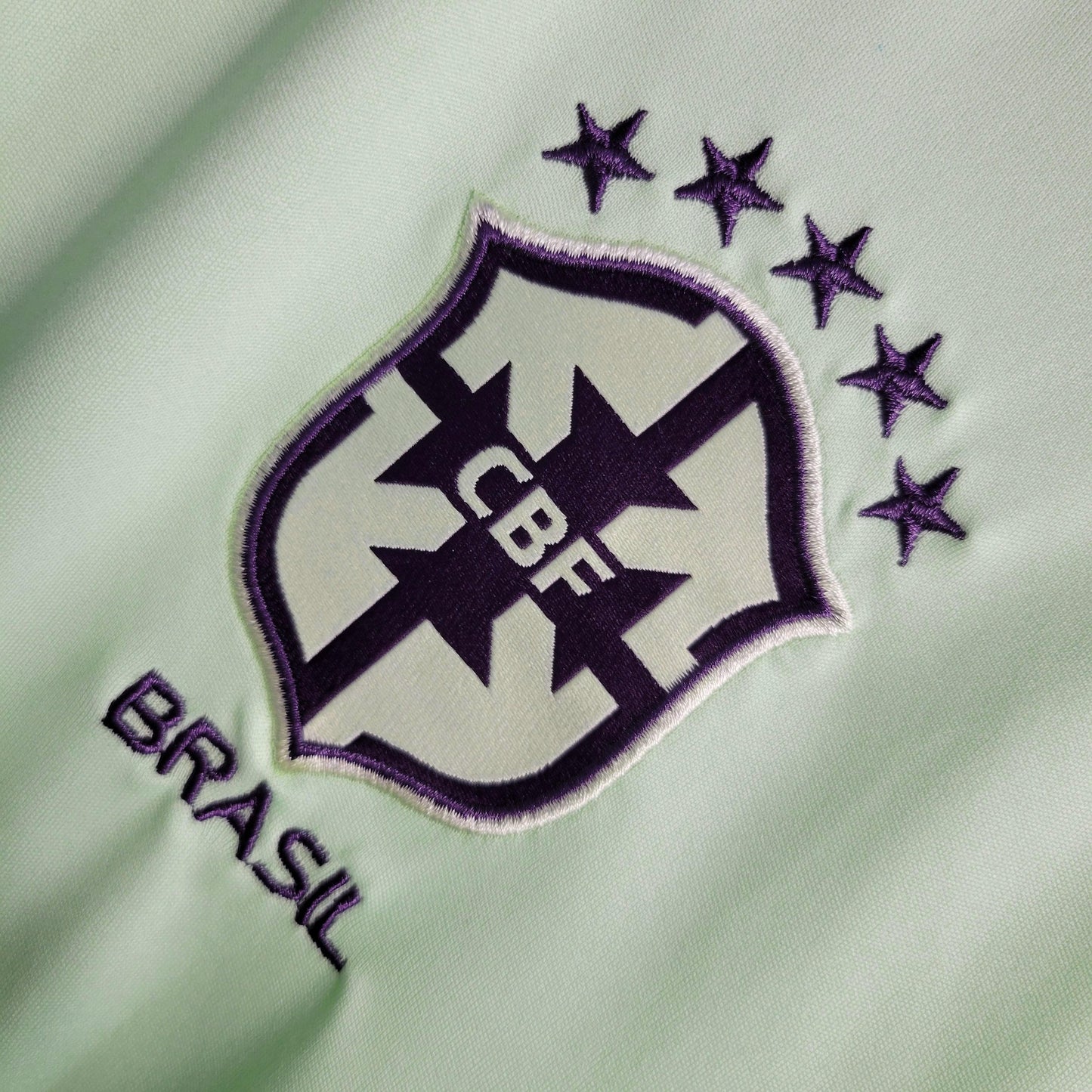 Camisa Polo Brasil Light Green 2022 Torcedor (Sob encomenda)