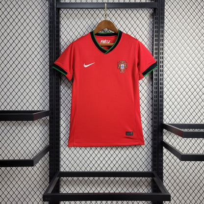 Camisa Portugal I 2024 Feminina (Sob encomenda)