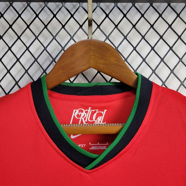 Camisa Portugal I 2024 Feminina (Sob encomenda)