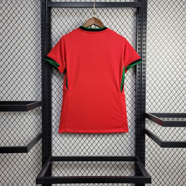 Camisa Portugal I 2024 Feminina (Sob encomenda)