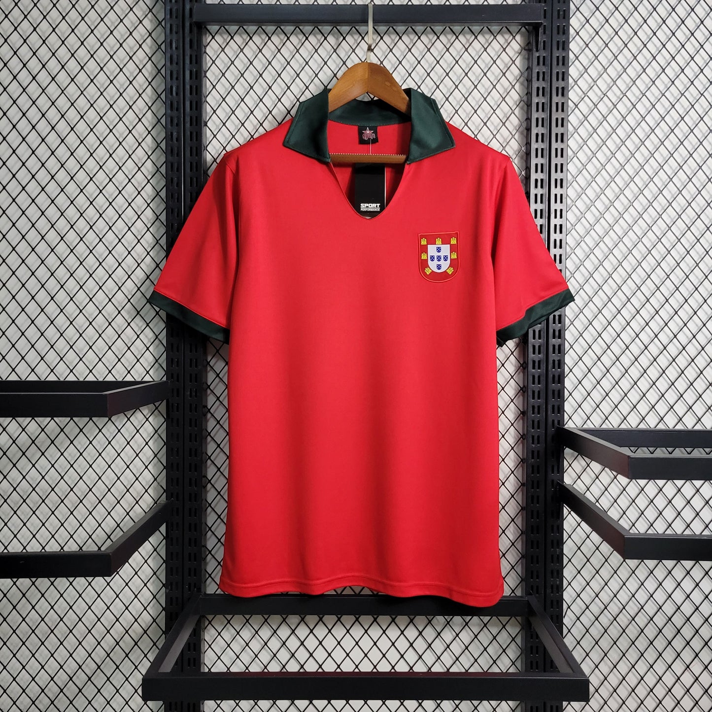 Camisa Portugal I 1972 Retrô (Sob encomenda)