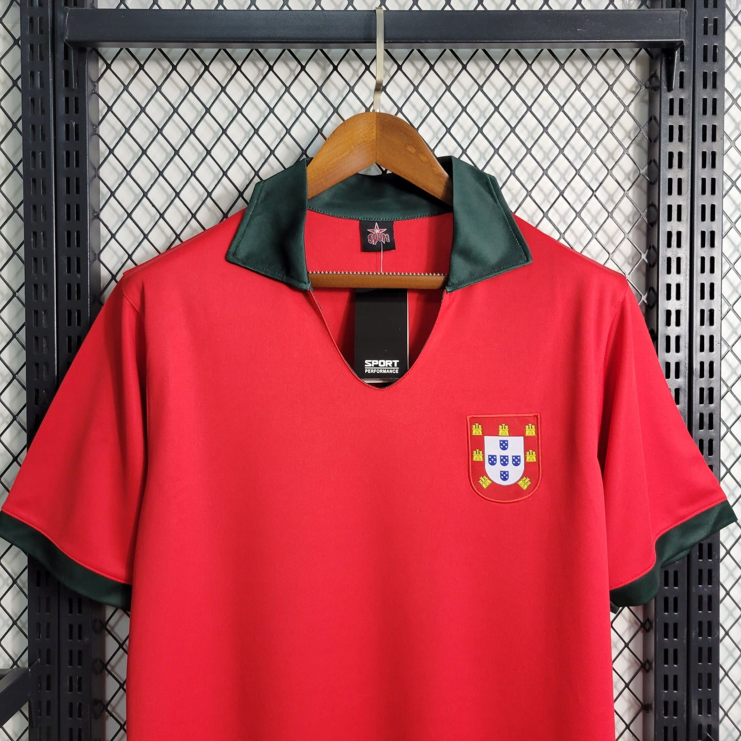 Camisa Portugal I 1972 Retrô (Sob encomenda)