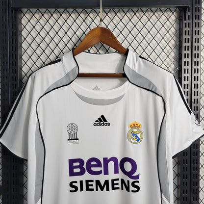 Camisa Real Madrid I 06/07 Retrô (Sob encomenda)