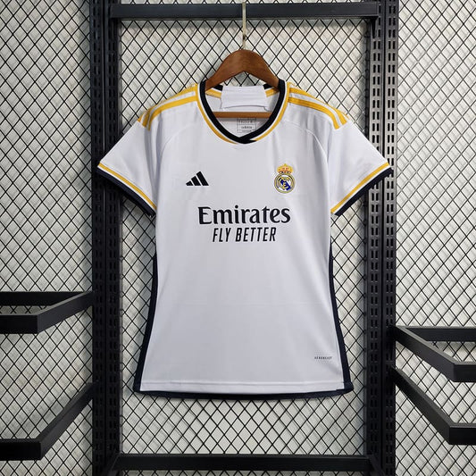 Camisa Real Madrid I 23/24 Feminina (Sob encomenda)