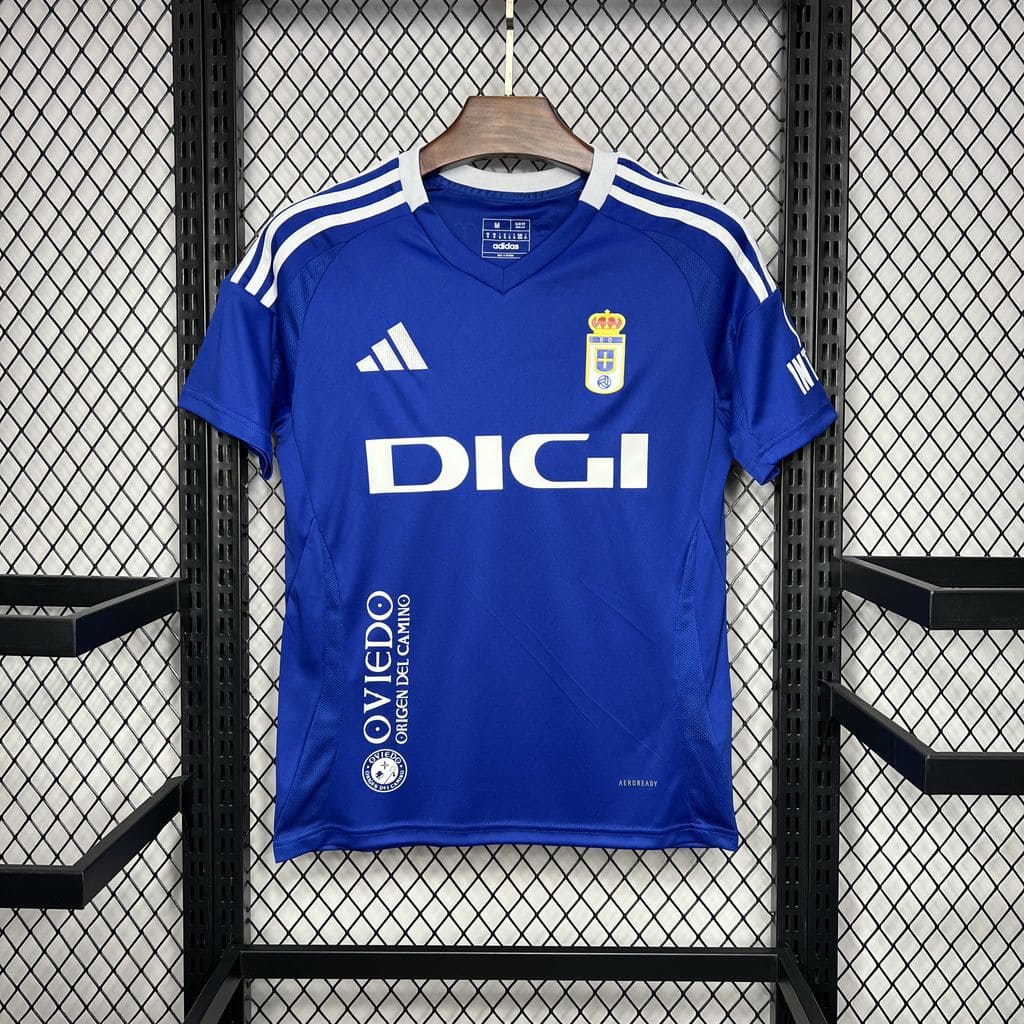 Camisa Real Oviedo I 24/25 Torcedor (Sob encomenda)