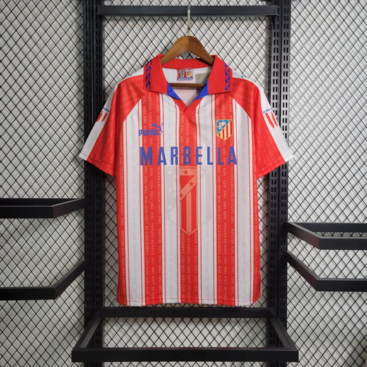 Camisa Atlético de Madrid I 94/95 Retrô (Sob encomenda)