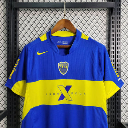 Camisa Boca Juniors 'Centenário' 2005 Retrô (Sob encomenda)