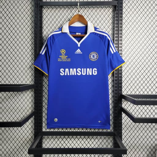 Camisa Chelsea I 08/09 Retrô (Sob encomenda)