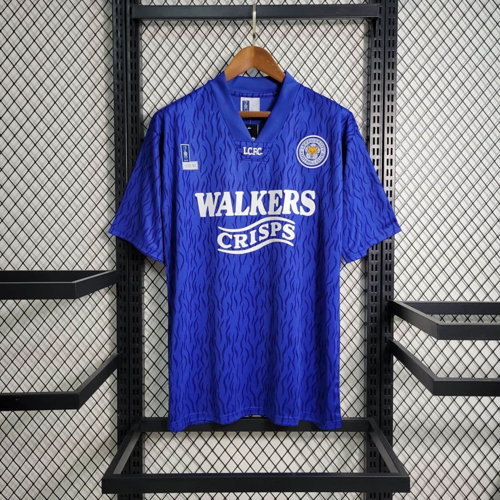 Camisa Leicester City I 92/94 Retrô (Sob encomenda)