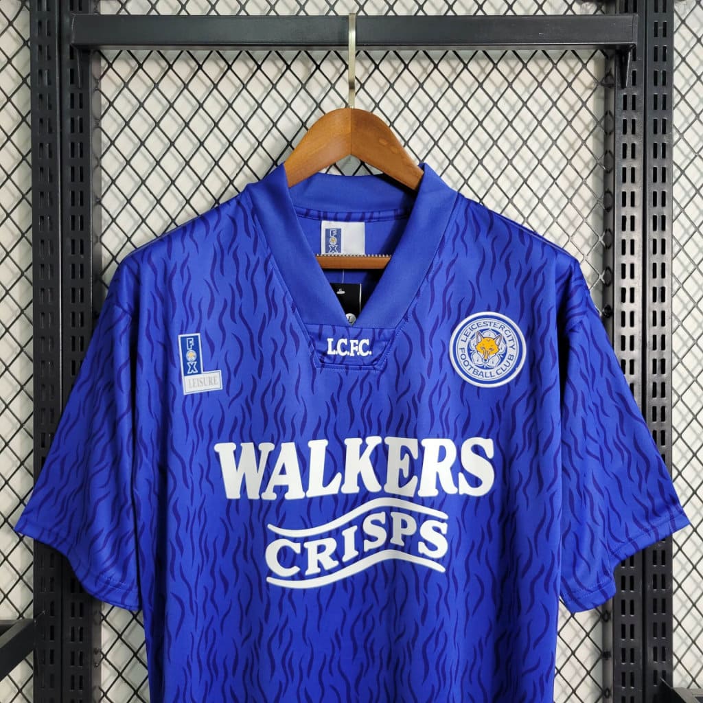 Camisa Leicester City I 92/94 Retrô (Sob encomenda)