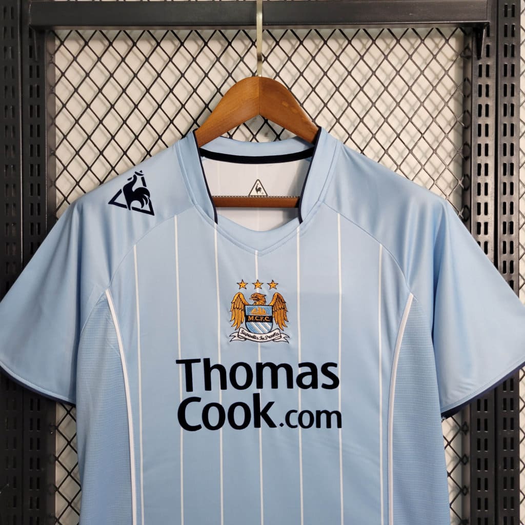 Camisa Manchester City I 07/08 Retrô (Sob encomenda)