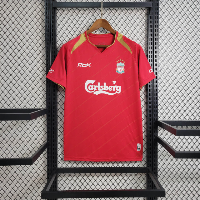 Camisa Liverpool I 05/06 Retrô (Sob encomenda)