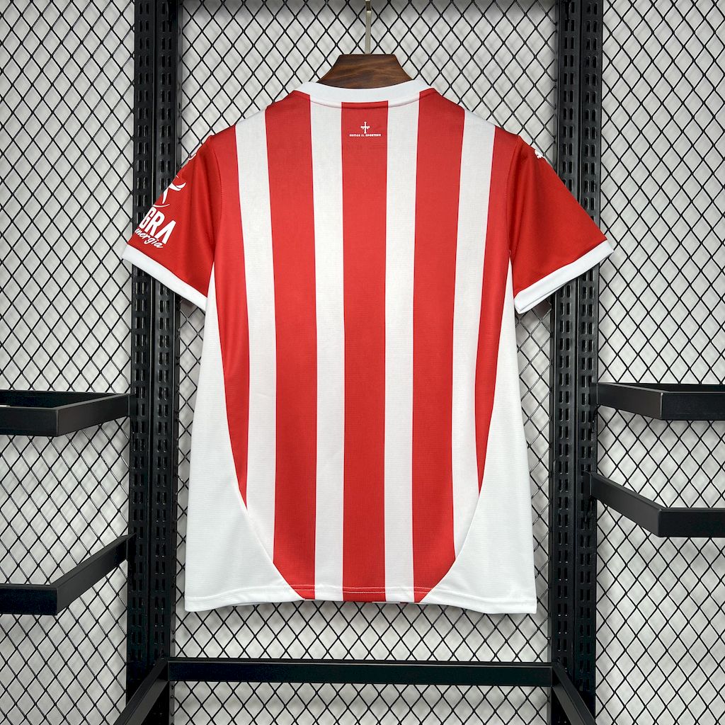 Camisa Sporting Gijón I 24/25 Torcedor (Sob encomenda)