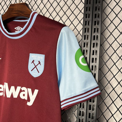 Camisa West Ham I 24/25 Torcedor (Sob encomenda)