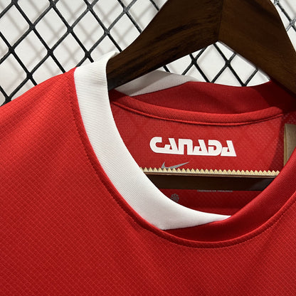 Camisa Canadá I 2024 Torcedor (Sob encomenda)