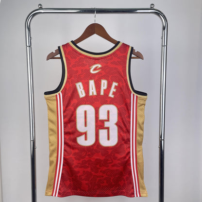 Regata Cleveland Cavaliers NBA 2003 Bape X Mitchell And Ness Hardwood Classics Masculina (Sob encomenda)