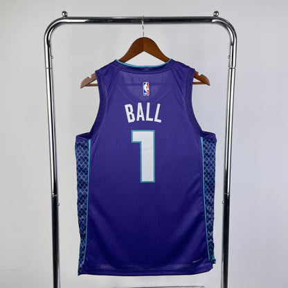 Regata Charlotte Hornets NBA 2023 Statement Edition Swingman Masculina (Sob encomenda)