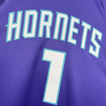 Regata Charlotte Hornets NBA 2023 Statement Edition Swingman Masculina (Sob encomenda)