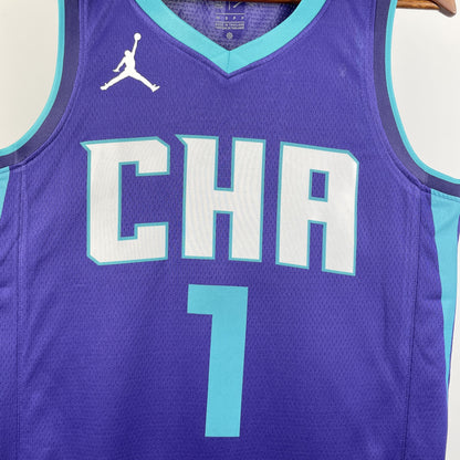 Regata Charlotte Hornets NBA 2020 Statement Edition Swingman Masculina (Sob encomenda)