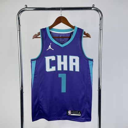 Regata Charlotte Hornets NBA 2020 Statement Edition Swingman Masculina (Sob encomenda)