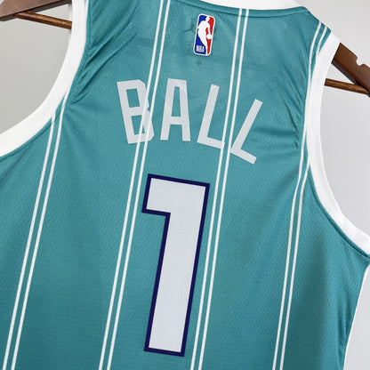 Regata Charlotte Hornets NBA 2023 Icon Edition Swingman Masculina (Sob encomenda)