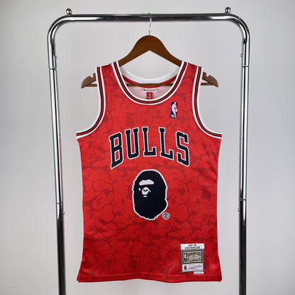 Regata Chicago Bulls NBA 1997 Bape X Mitchell And Ness Hardwood Classics Masculina (Sob encomenda)