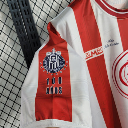 Camisa Chivas Guadalajara 'Centenário' 06/06 Retrô (Sob encomenda)