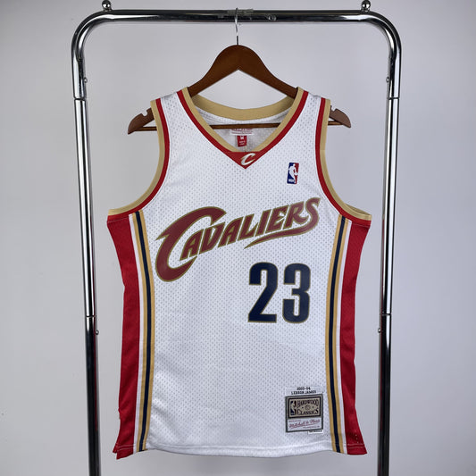 Regata Cleveland Cavaliers NBA 2003 Mitchell And Ness Hardwood Classics Masculina (Sob encomenda)