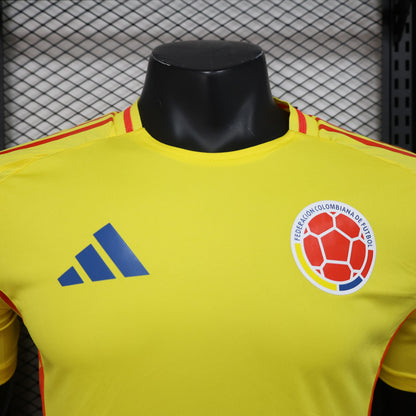 Camisa Colômbia I 2024 Jogador (Sob encomenda)