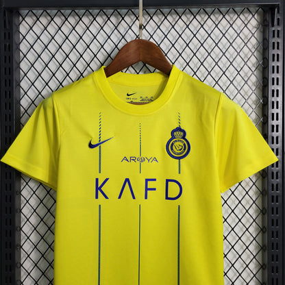 Kit Infantil Al-Nassr I 23/24 (Sob encomenda)