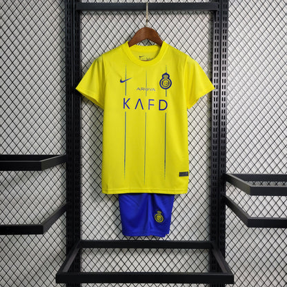 Kit Infantil Al-Nassr I 23/24 (Sob encomenda)